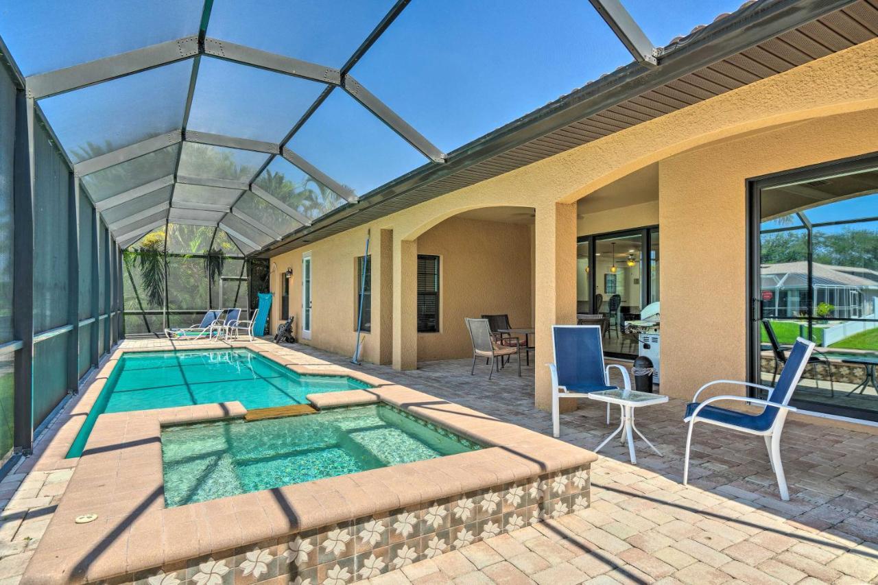 Canalfront Cape Coral Home With Patio And Grill! Bagian luar foto